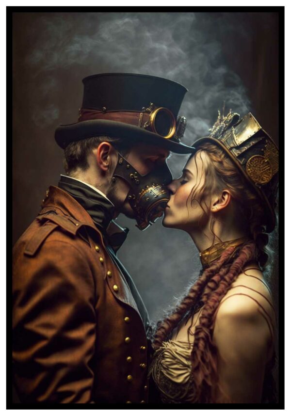الحب للوحة steampunk