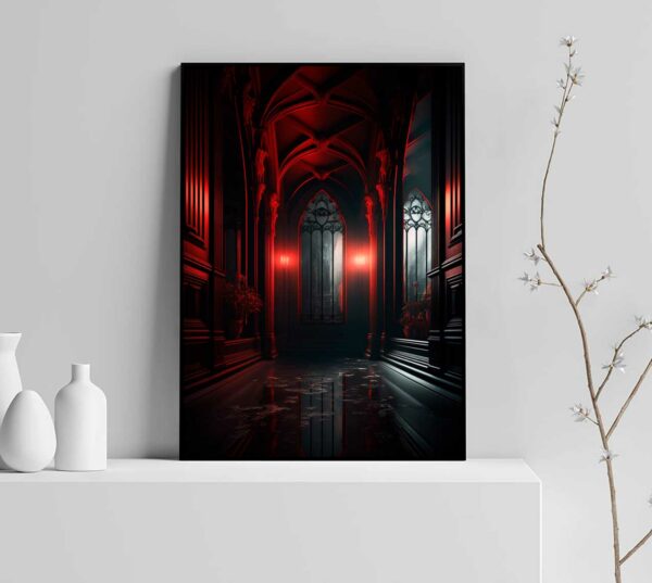 gothic interior poster