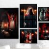 red gothic paintings