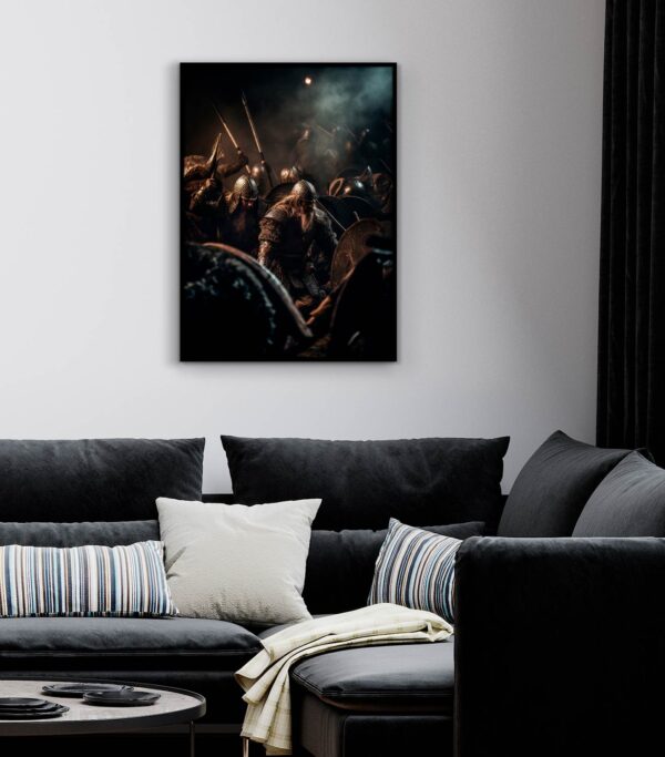 poster with frame vikings