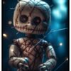 cute voodoo doll poster