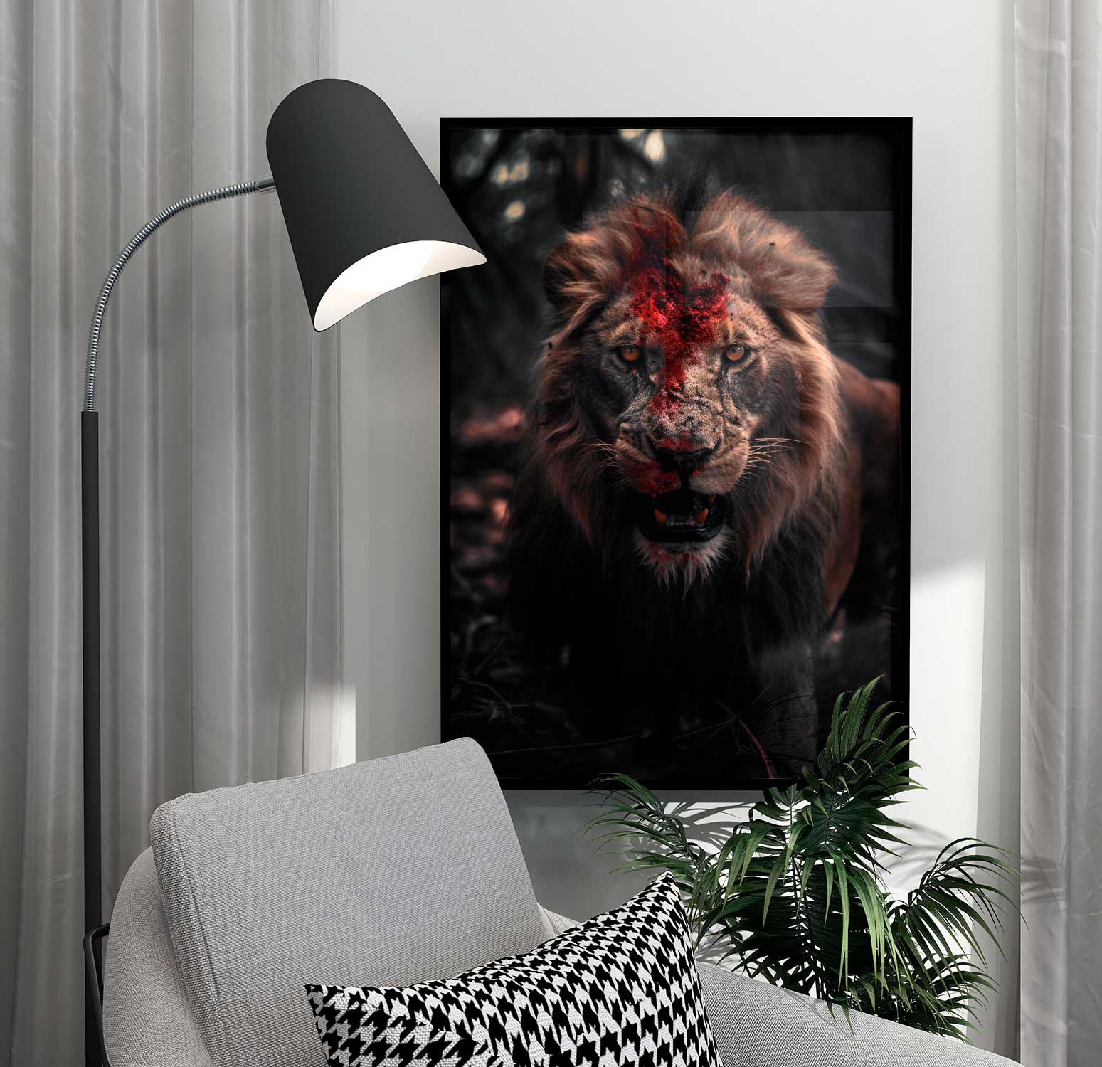 dark king of the jungle poster