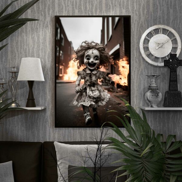 horror doll poster