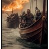 Viking-poster met sloep
