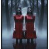 skræmmende horror tvillinger plakat