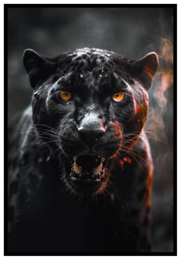 horror poster black panther