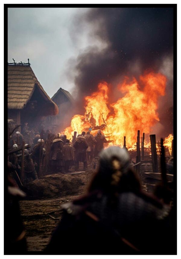 affiche du village viking