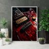 hard rock guitar poster