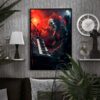 horror keyboard player poster
