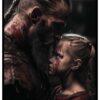 père et fille viking posters