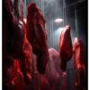 Butchery and meat blood meat poster