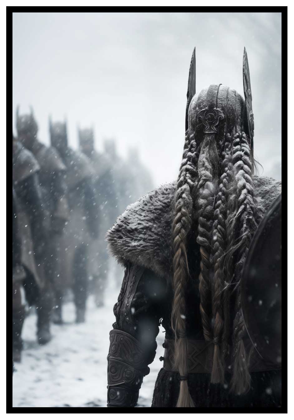 viking warriors poster