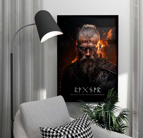 Pintura de la leyenda de Ragnar