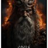 Poster with picture of nordic god Odin