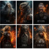 nordic gods posters