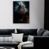 thor and rune letters poster