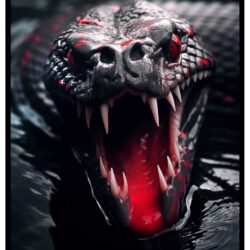 horror snake poster