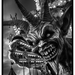 Devil on a ride poster