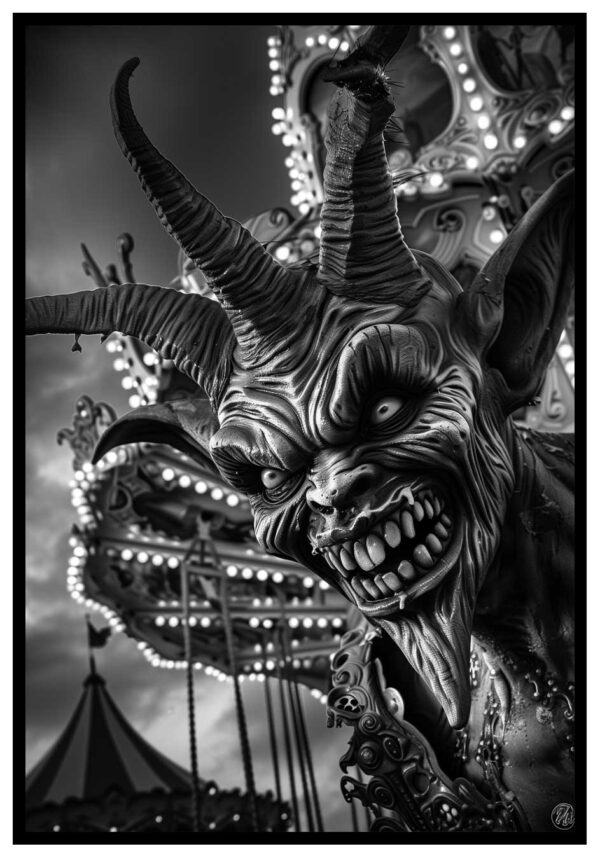 Devil on a ride poster