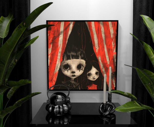 scary circus dolls poster