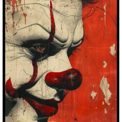 horror clown poster