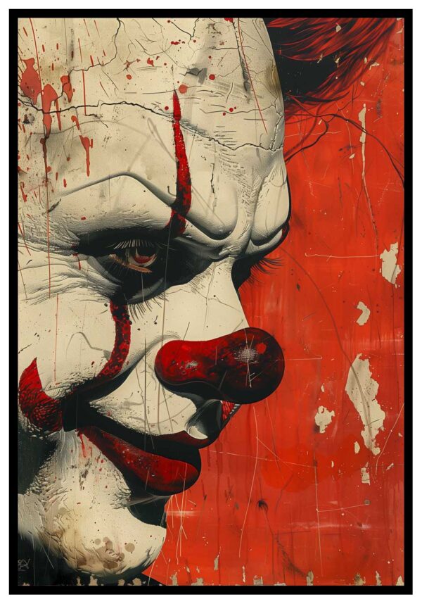 horror clown poster