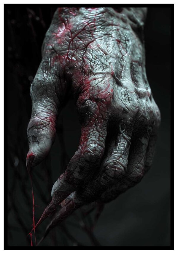 demon hand poster