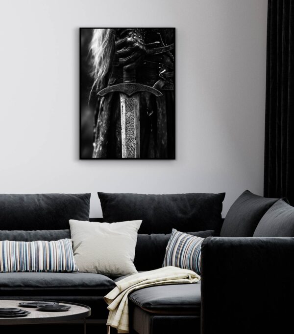 viking sword poster