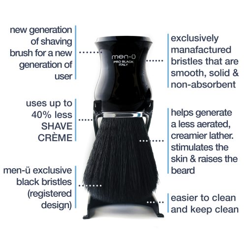 Pro Black Shaving Brush