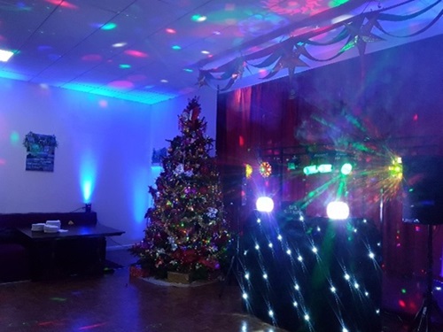 Wireless uplighting for disco parties in Hertfordshire
