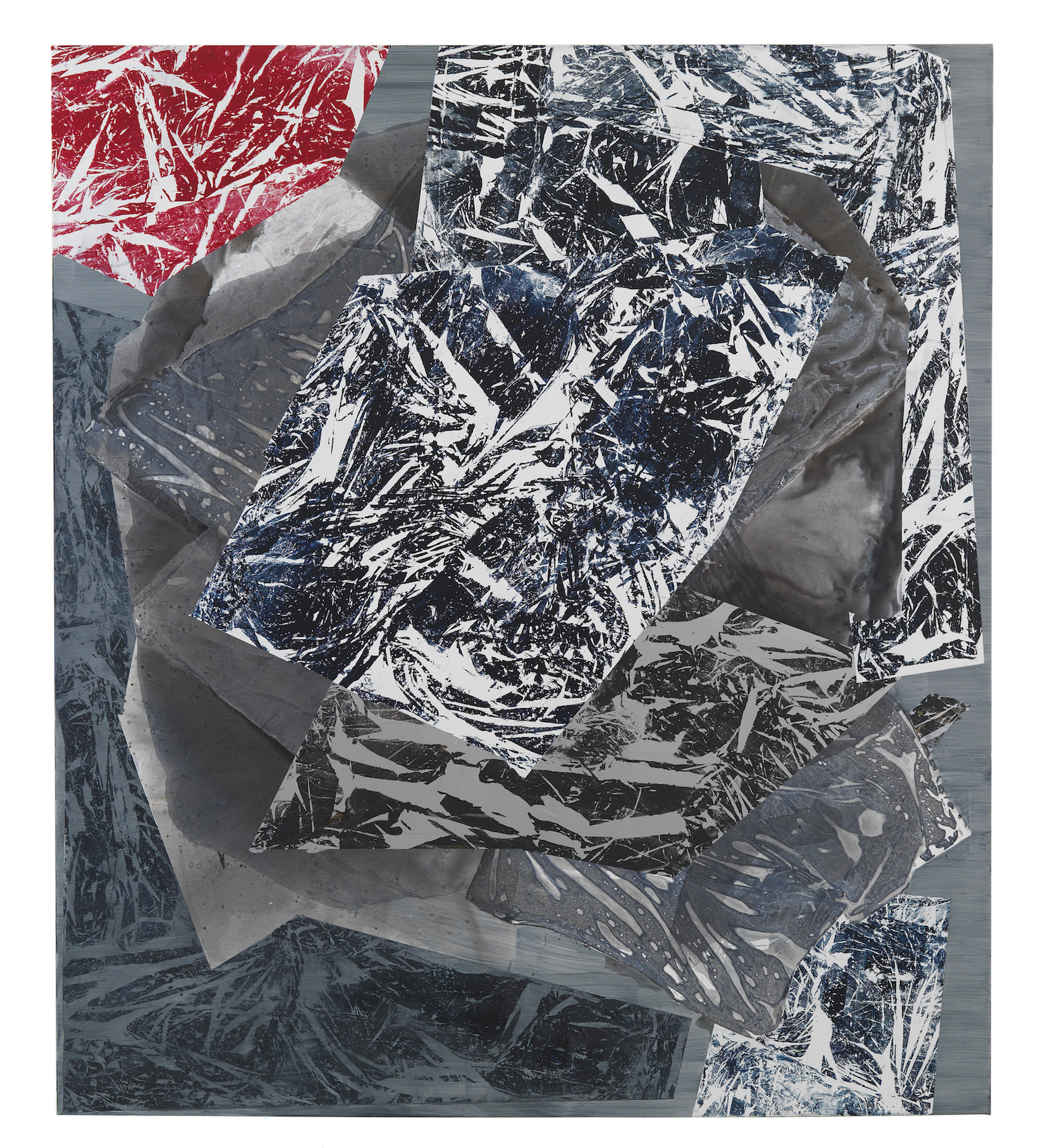 Sigrid Sandström, Drift, 2018, acrylics on canvas, 172 x 152 cm