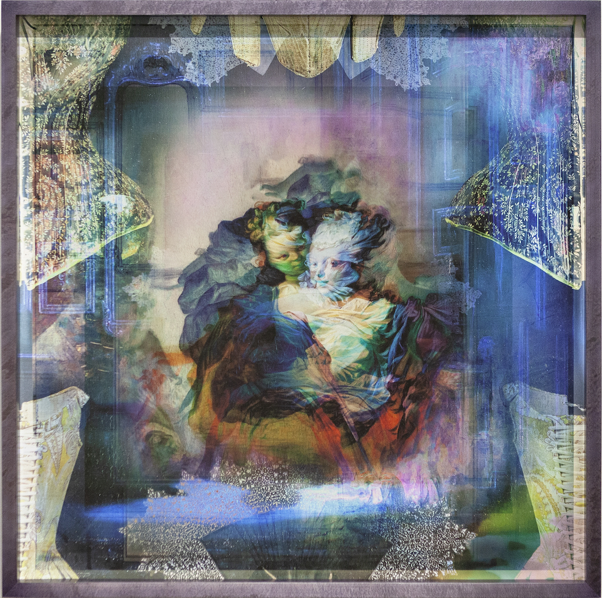 David Molander, Systrarna, 2019, pigment print, museum glass, wooden frame, 78 x 78 cm, edition of 5