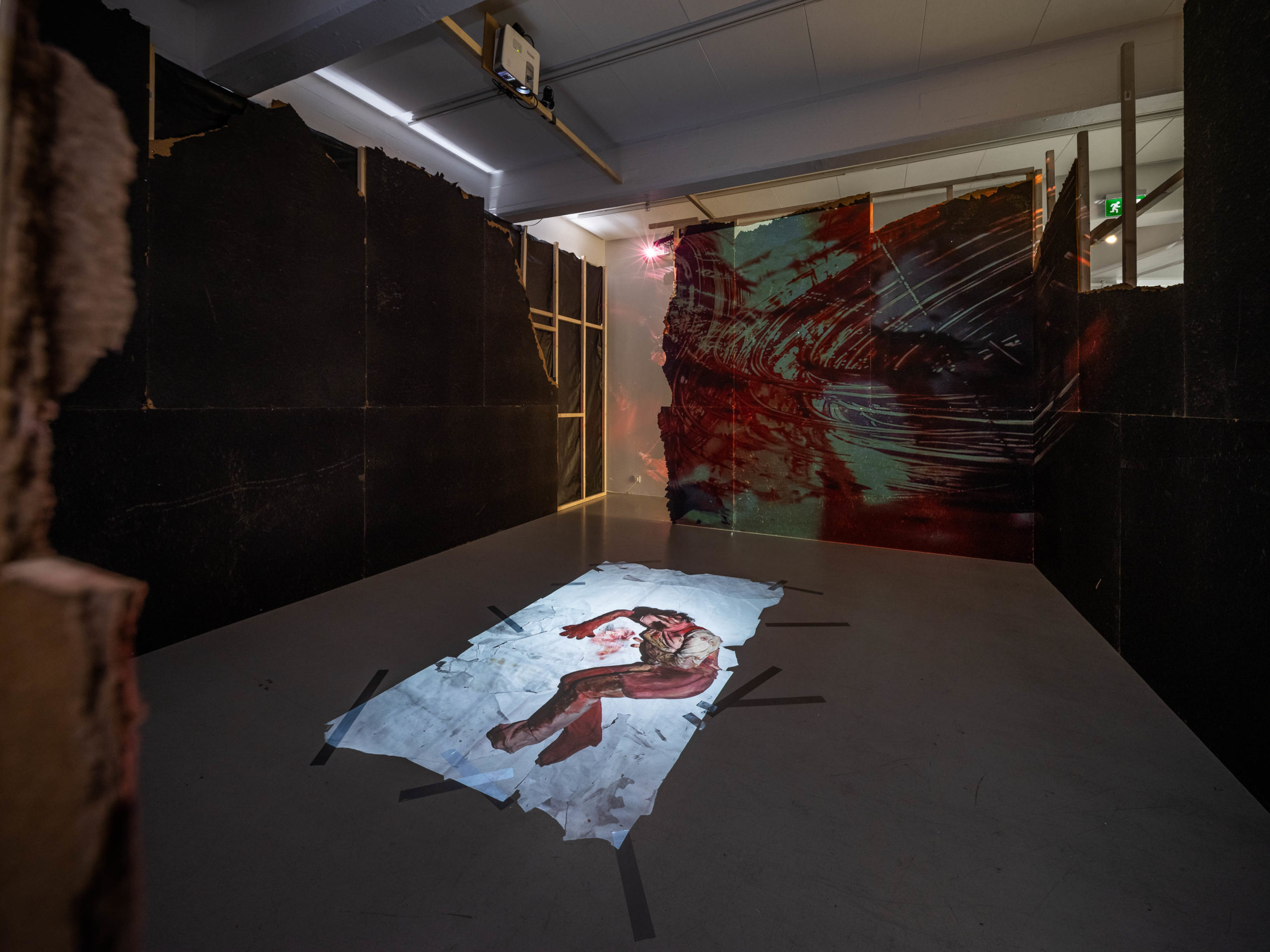 Installation view, Anna-Karin Rasmusson, OMSORGEN, 2020. Photo: Jean-Baptiste Béranger