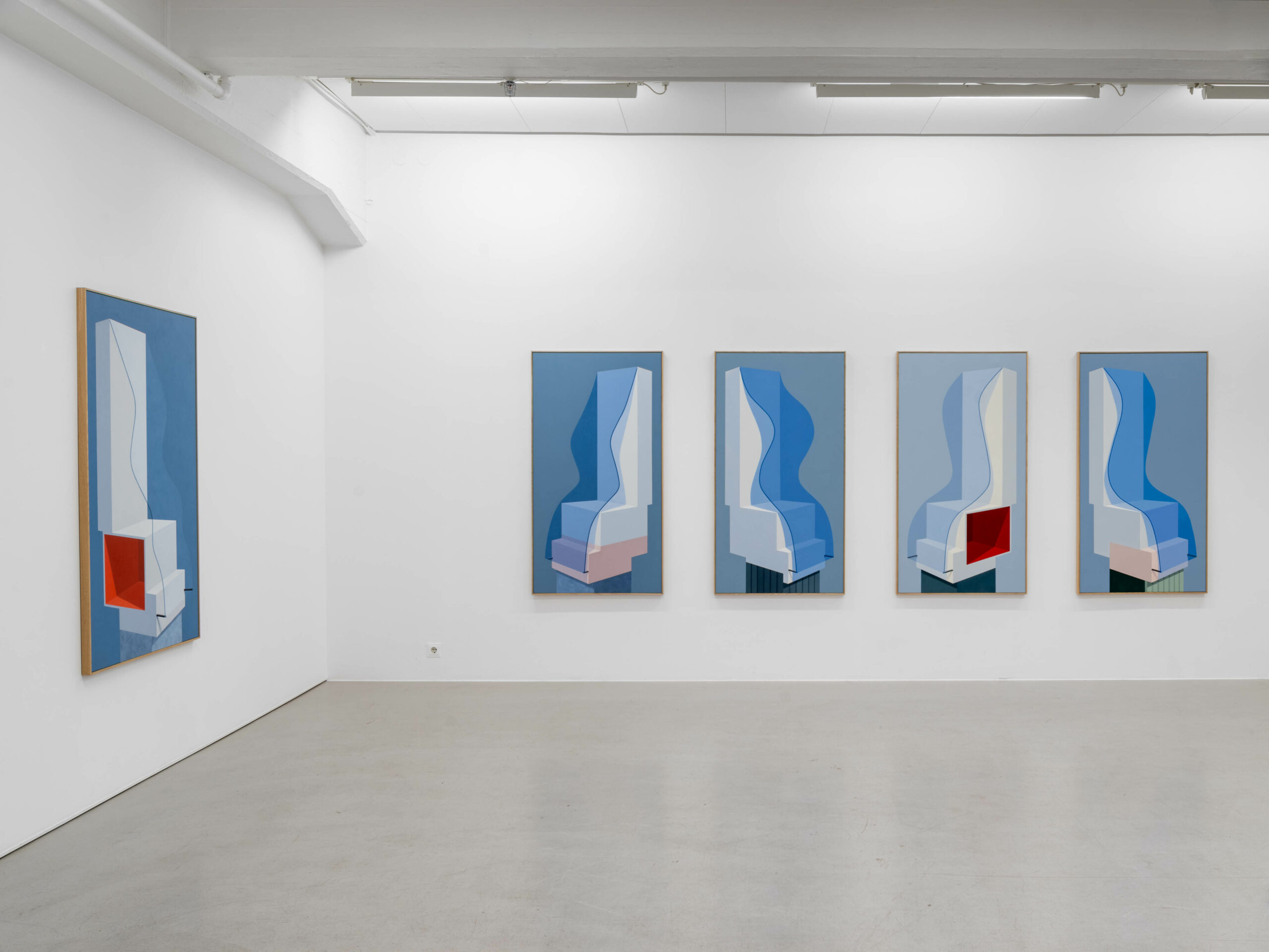 Installation view, Elin Odentia, The Waves, 2020, Cecilia Hillström Gallery. Photo: Jean-Baptiste Béranger  