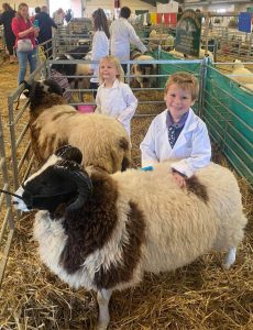 young handlers bertie and Iona stanley