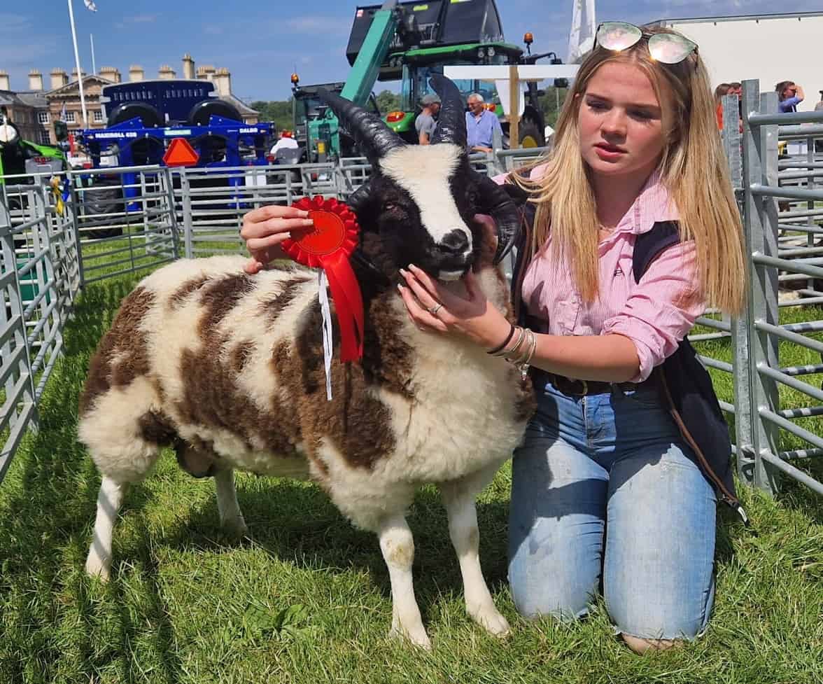 C:\Users\Clive\Downloads\h Crozier with her 1st prize ram lamb at Dalkeith Show.jpg