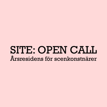 Open Call: Inkubator/årsresidens för scenkonstnärer 2023-2024