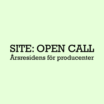 Open Call: Inkubator/Årsresidens för producenter 2023-2024