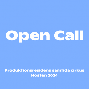 Open Call: Produktionsresidens samtida cirkus hösten 2024