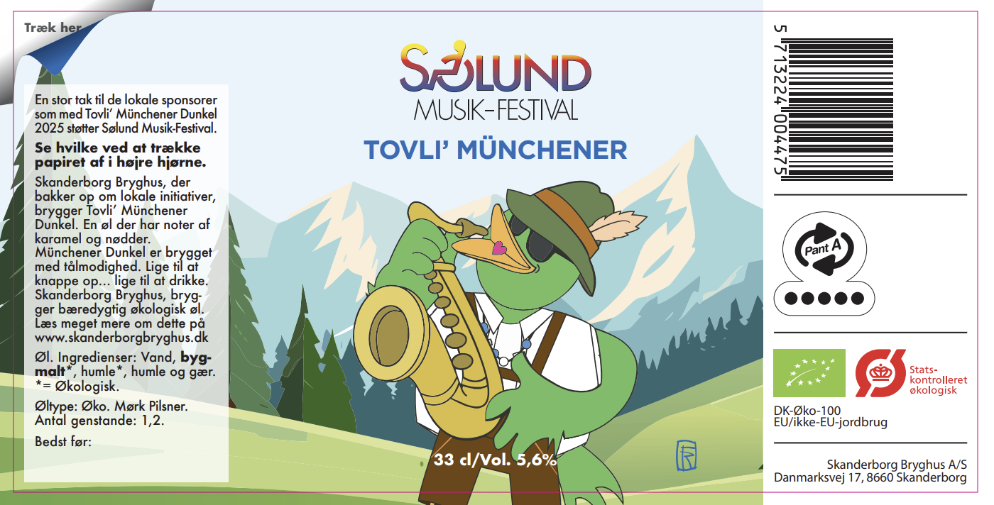 tovli label munchener billede