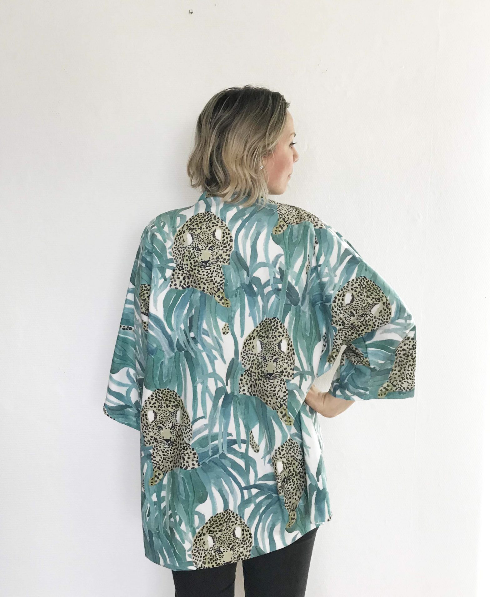 Jungle-velour Kimono DIY