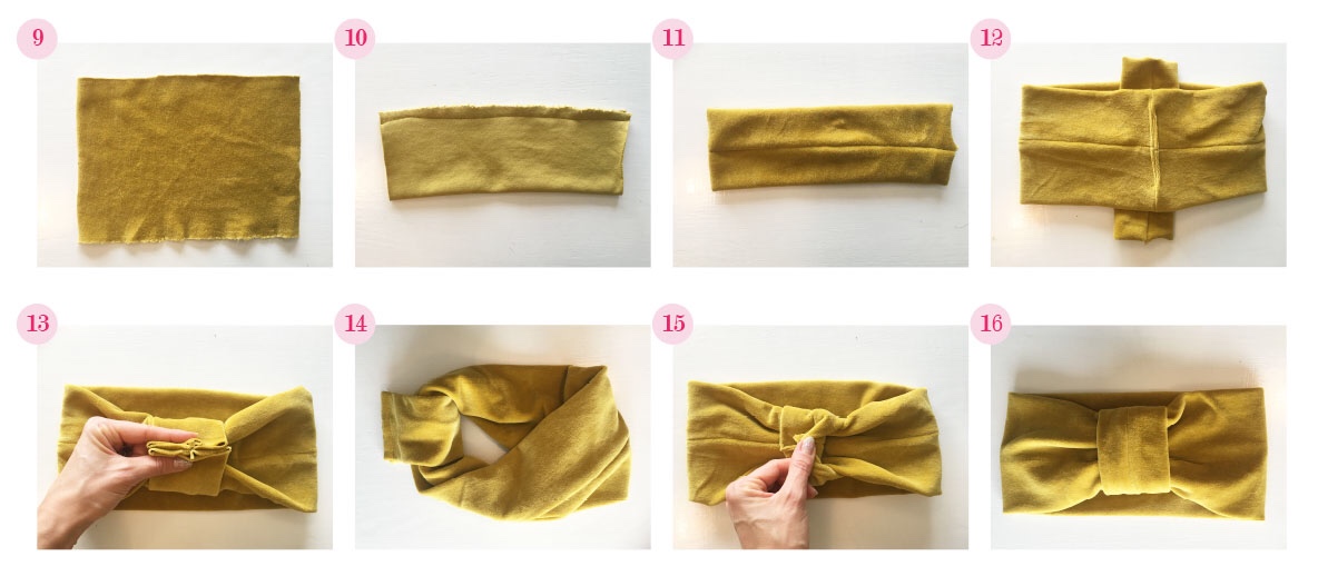 DIY Velour headband