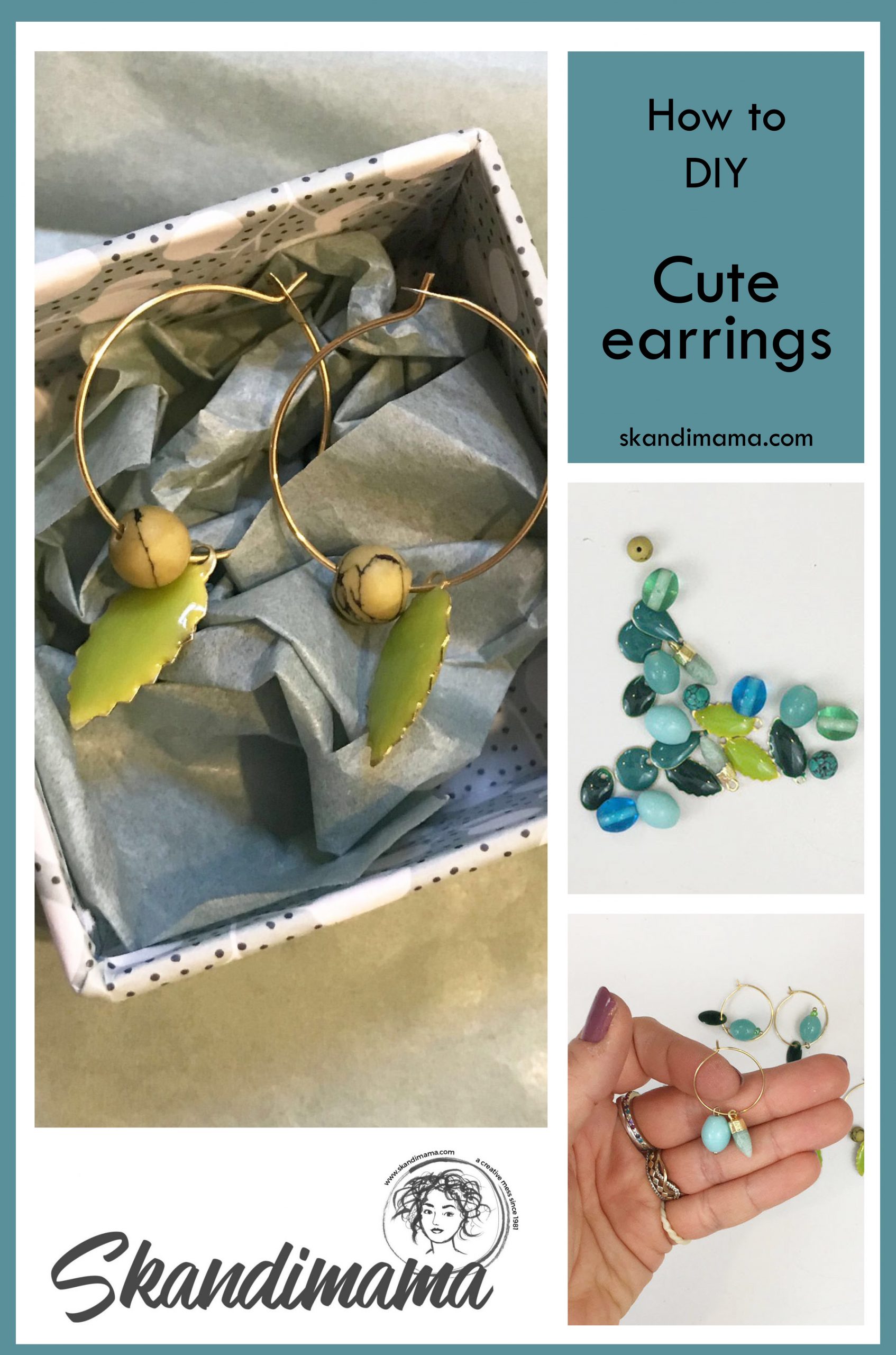 DIY beautiful earrings