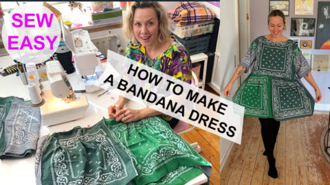 How to make a bandana dress DIY - Skandimama