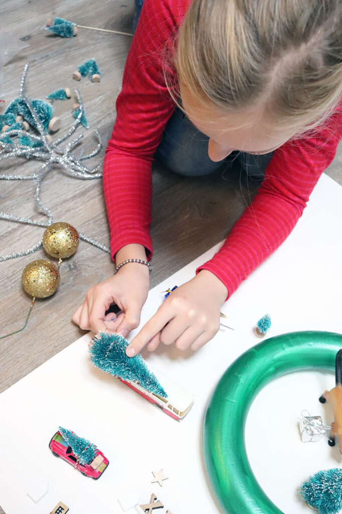 Homemade Christmas wreaths DIY