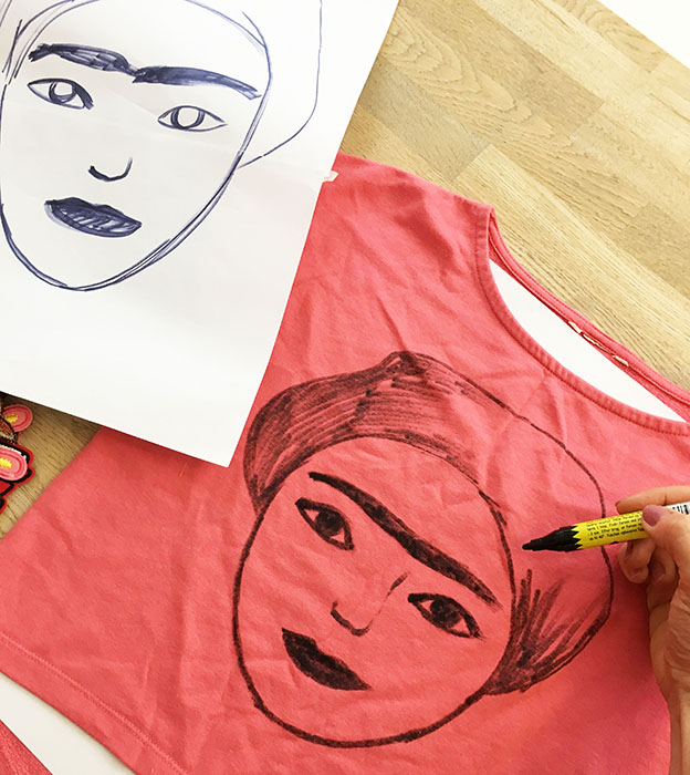 Frida Kahlo fashion DIY 