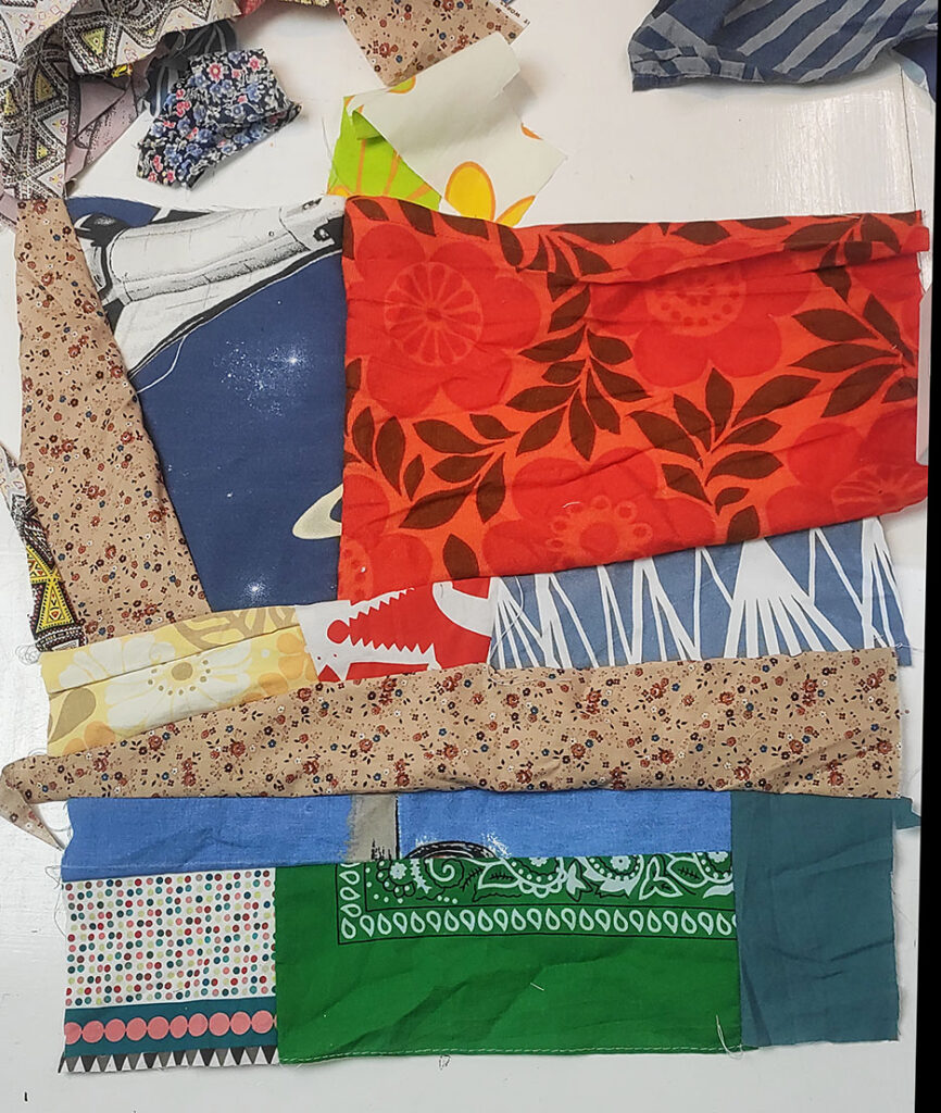 Scrap fabric project – make a pillow - Skandimama