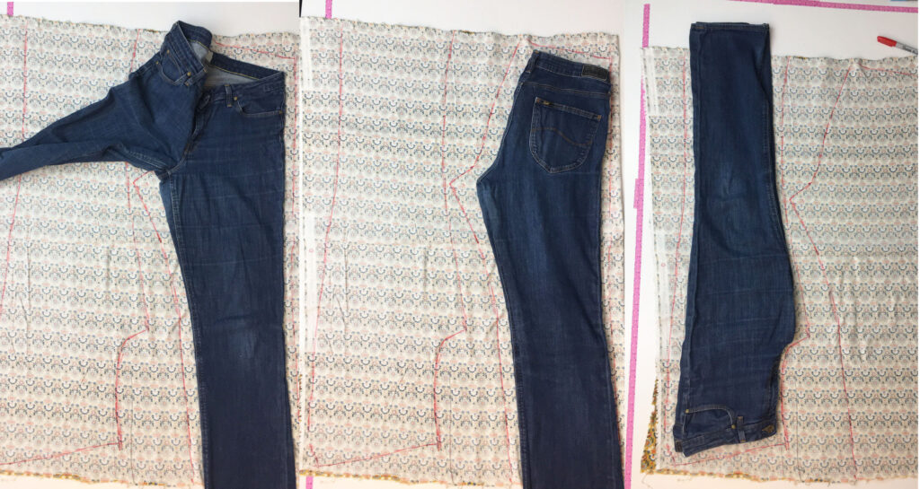 How to trace a pair of trousers  Skandimama