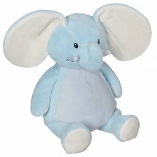 21091 bamse elefant til broderi lyseblå Skovtex