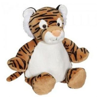 91090 bamse tiger til broderi brunlig Skovtex